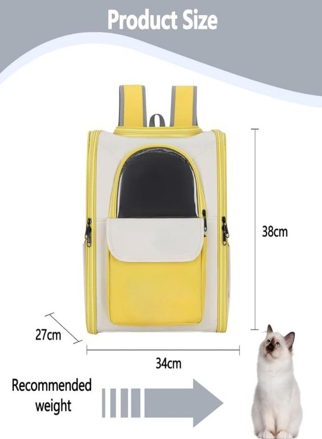 KittuPet Innovative Traveler Bubble Backpack Pet Carriers for Cats and Dogs (Blue-Pink) - Image 2